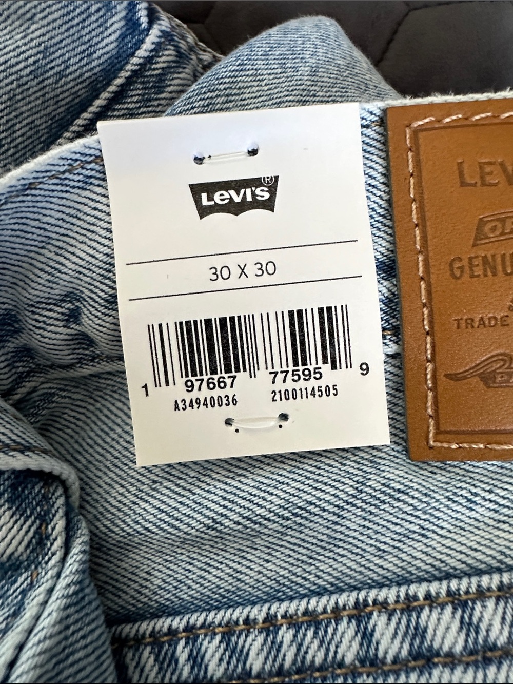 Levi's® Premium Baggy Dad Women's Jeans Light Wash 30W x 30L - Picture 9 of 9